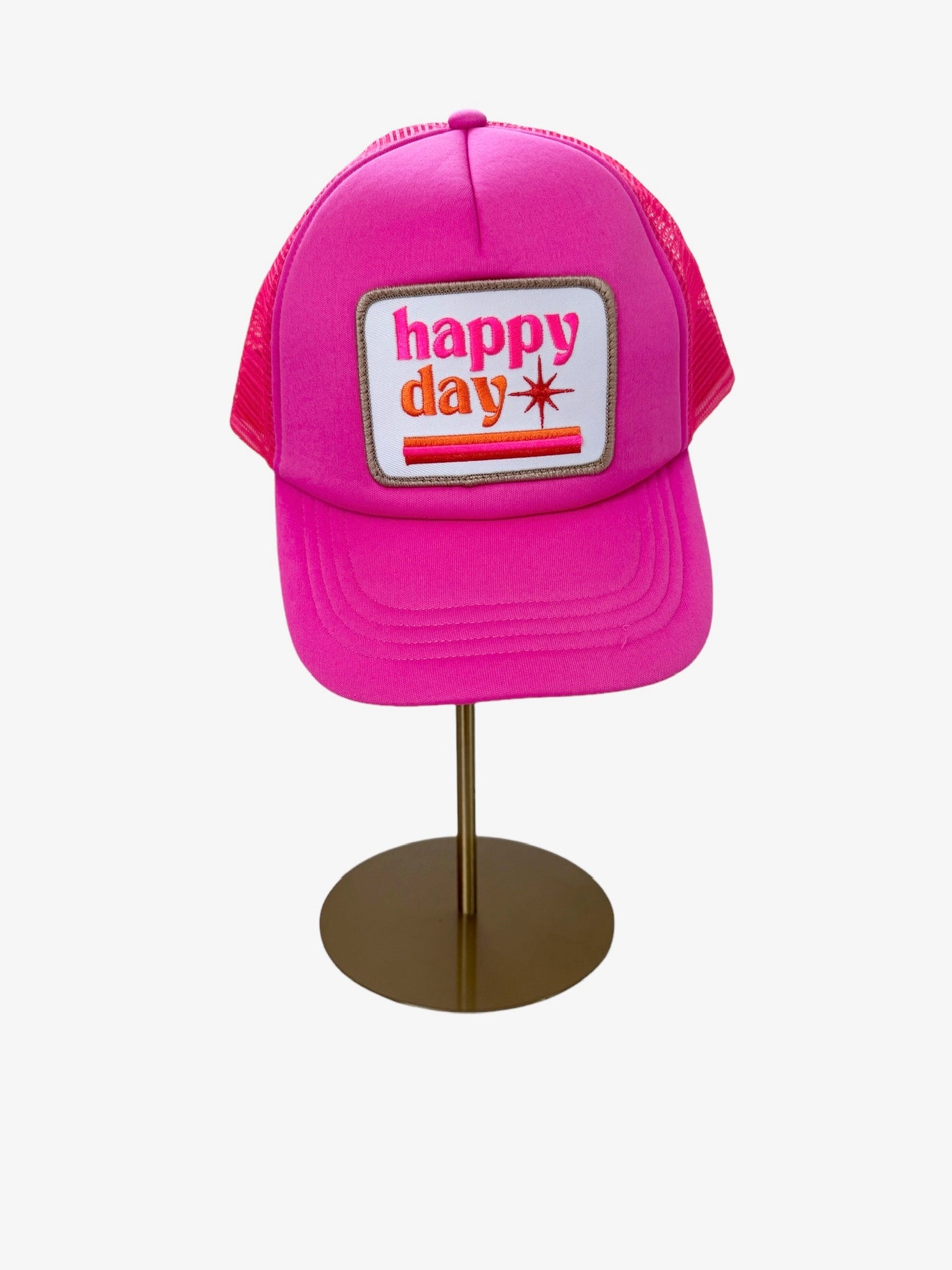 Happy Day Trucker Hat – ShopCapitalZ