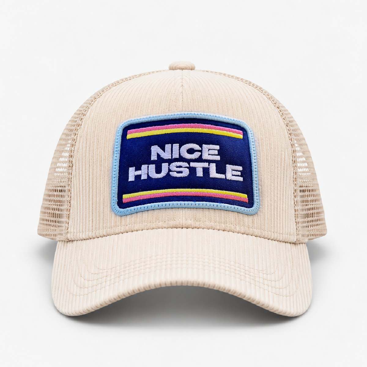 Nice Hustle Corduroy Trucker Hat